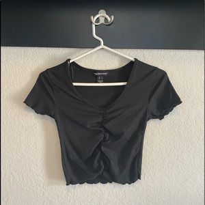 fitted crop top